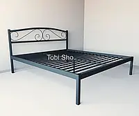 Кровать двуспальная металлическая Tobi Sho CAROLA-1 200Х160 Черная