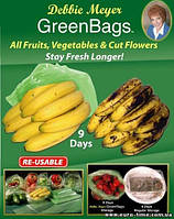 Пакеты для хранения продуктов Green Bags - Грин Бэгс (овощи и фрукты) 20шт/уп