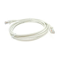 Патч-корд OK-net Кат.5e UTP 24AWG LSZH Бiлий 2м Код: 354097-09