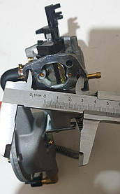 Карбюратор 168/170f газовим редуктором на генератор 2,2-3,2 квт. на кріплення диагонально 49 мм