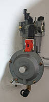 Карбюратор на генератор с газовым редуктором 2,2-3,2 квт. на двигатель 168f/170f крепление діагонально 49мм