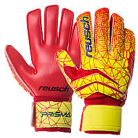 Перчатки вратарские с защитой пальцев FB-915B 9 Желто-красный (57508344)