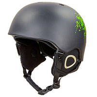 Шлем горнолыжный MS-6289 L Черно-салатовый (60508030)