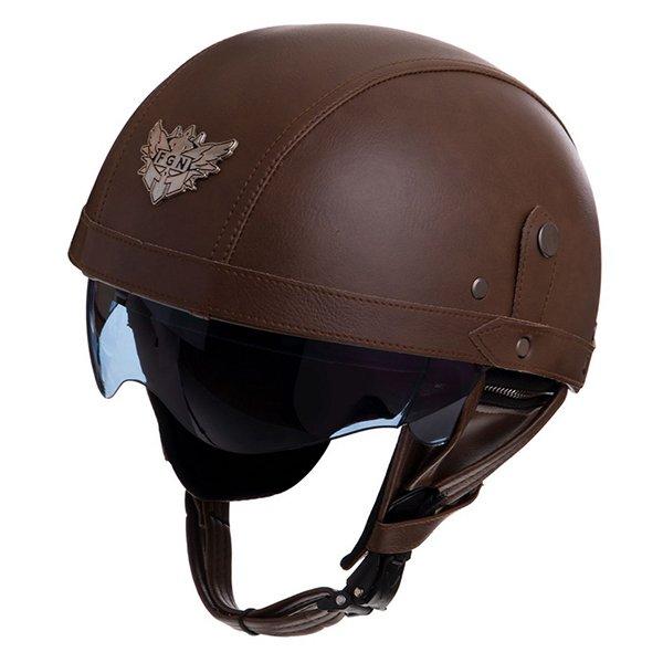 Мотошлем для Чоппера Ретро-Каска KCO 328 L Коричневый (60508168 ...