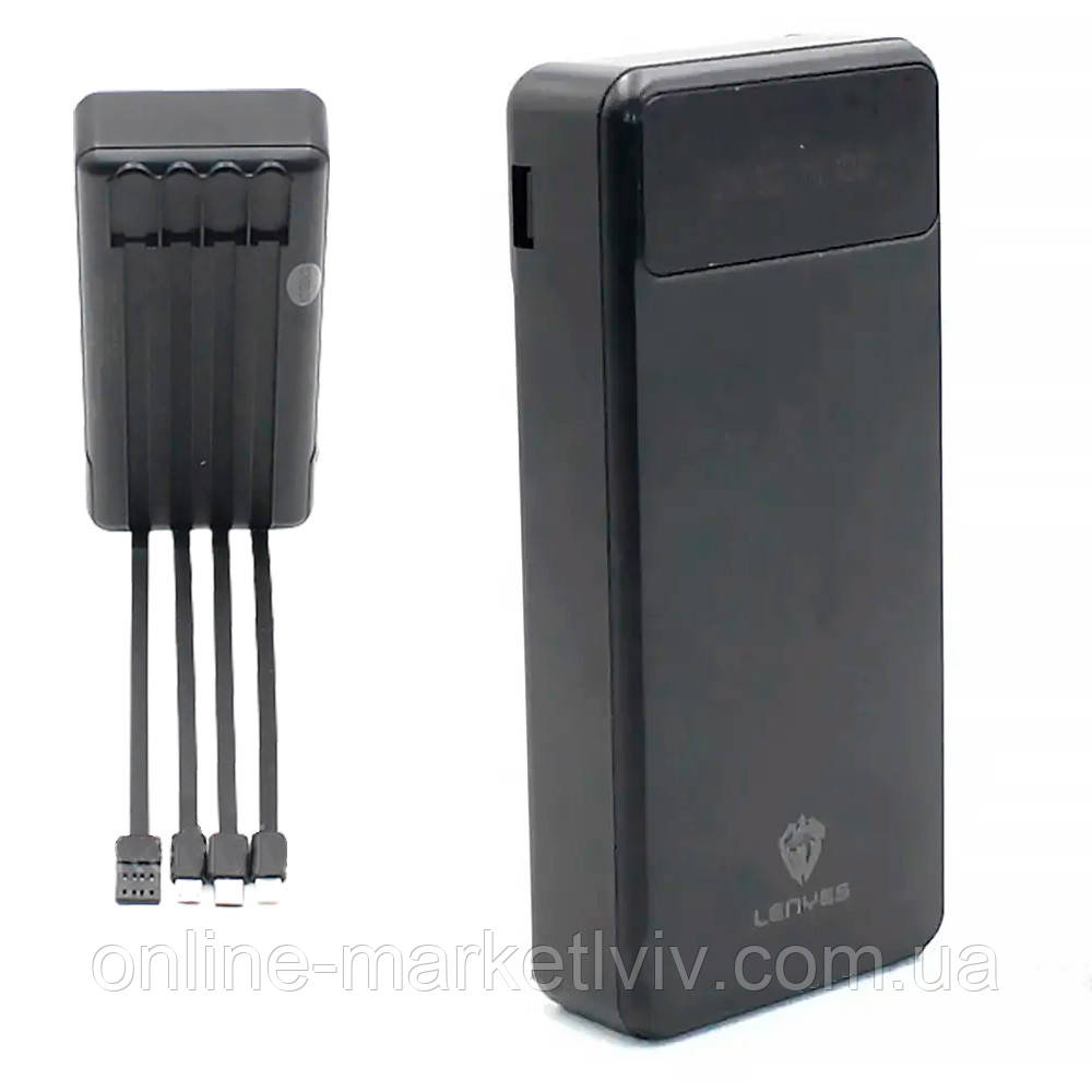Повербанк для зарядки телефона,10000mAh, Lenyes PX287 / Портативное зарядное устройство