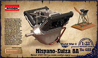 Roden 622 Hispano Suiza V8A Двигун літака Збірна Пластикова Модель у Масштабі 1:32