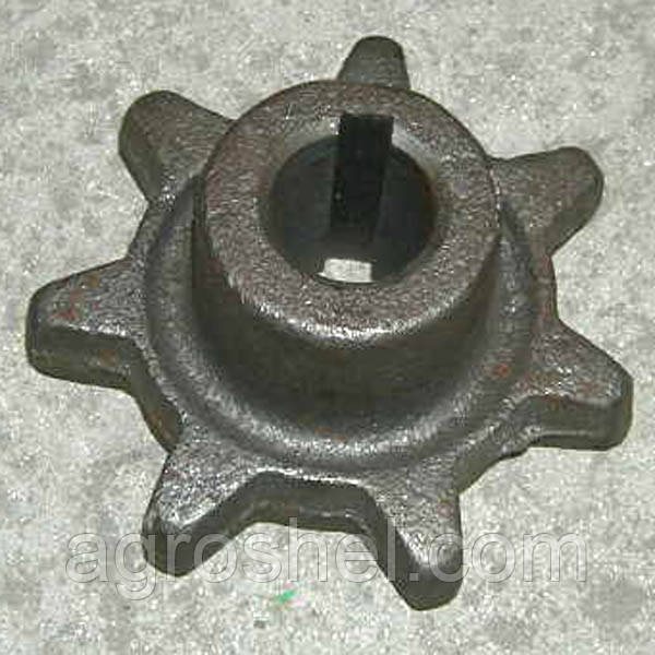 Зірочка Z = 7 d = 25 двостороння Н 023.201 СК-5 НІВА, фото 1