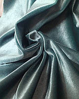 Шторная ткань Бархат с блеском темно-бирюзового цвета турецкие плотные шторы