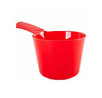 Ковшик з носиком 1л червоний  Алеана