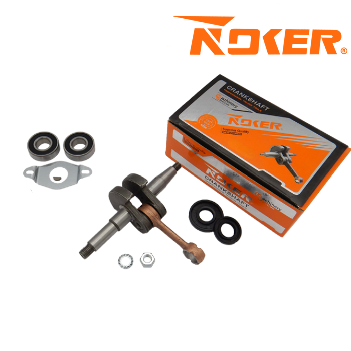 Колінвал GL 58 к-кт гайка маховика + підшипники + сальники (NOKER)