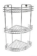 Полиця CTL-3  3-яр, кутова, хром 51991 Фенікс