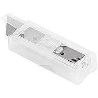 Ніж, 18 мм, висувне трапецієподібне лезо, відділення для лез, металевий корпус// MTX MASTER