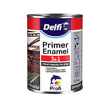 Грунт-емаль 3в1 по іржі ТМ Делфі