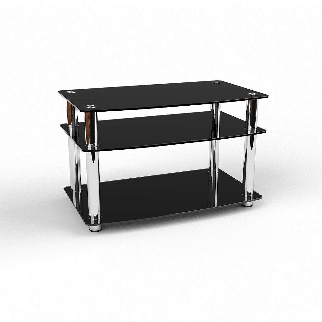 Скляна тумба під телевізор Омега 70х40х52 см, сумісність діагоналі 29 ...