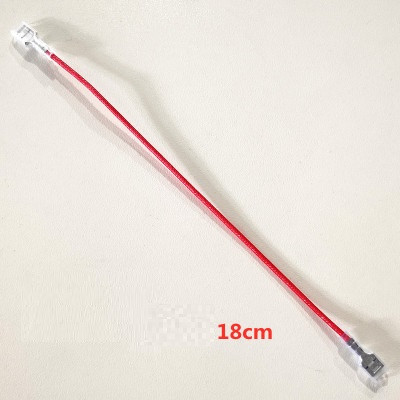 Скловолоконний силіконовий високотемпературний плетений дріт з клемами, фото 1