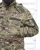 Кітель демісезонний мультикам з капюшоном Тактичний з тканини РИП СТОП для ЗСУ військовий розміри від 46 до 62, фото 3