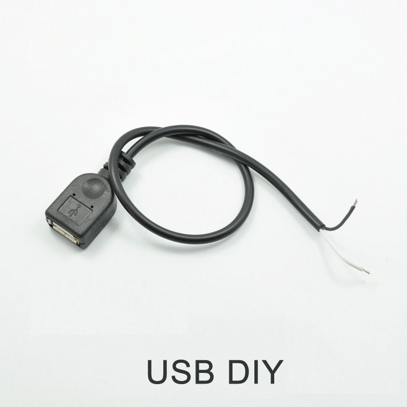 Роз'єм USB "мама" з кабелем 30см., фото 1