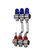 Колектор для теплої підлоги "Koer" на 3 контуру