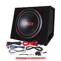 Автомобільний сабвуфер Kicx GT-310BPA корпусний активний 12" (30см) 300/900Вт 4Ом