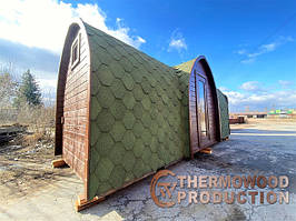 Баня Вікінг 6 метрів від віробника Thermowood Production