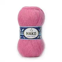 Nako MOHAIR DELICATE (Мохер Деликат) №327 пыльная роза (Полушерстяная пряжа, нитки для вязания)