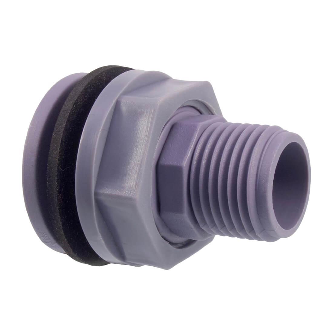 Врізка у бак 1/2 зі зворотньою різьбою SLD