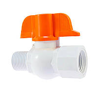 Кран кульовий 3/4 зовн. x 3/4 внутр. (метелик) Norton