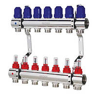 Колектор для теплої підлоги "Koer" на 7 контурів