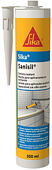 Герметик силіконовий санітарний безбарвний Sika® Sanisil®, 300мл