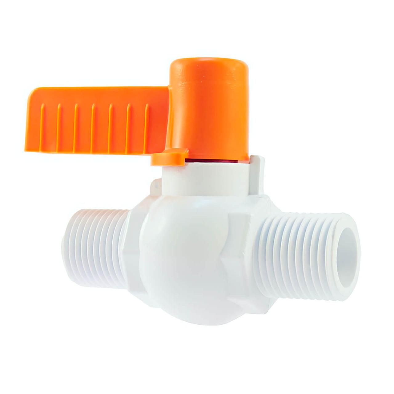 Кран кульовий із зовнішньою різьбою 1/2 (ручка) Norton