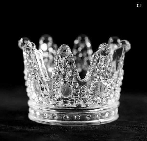 Підставка для манікюрних пензлів Корона скло, фото 1