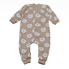 Комбінезон з начесом кавовий Minikin (в розмірах)