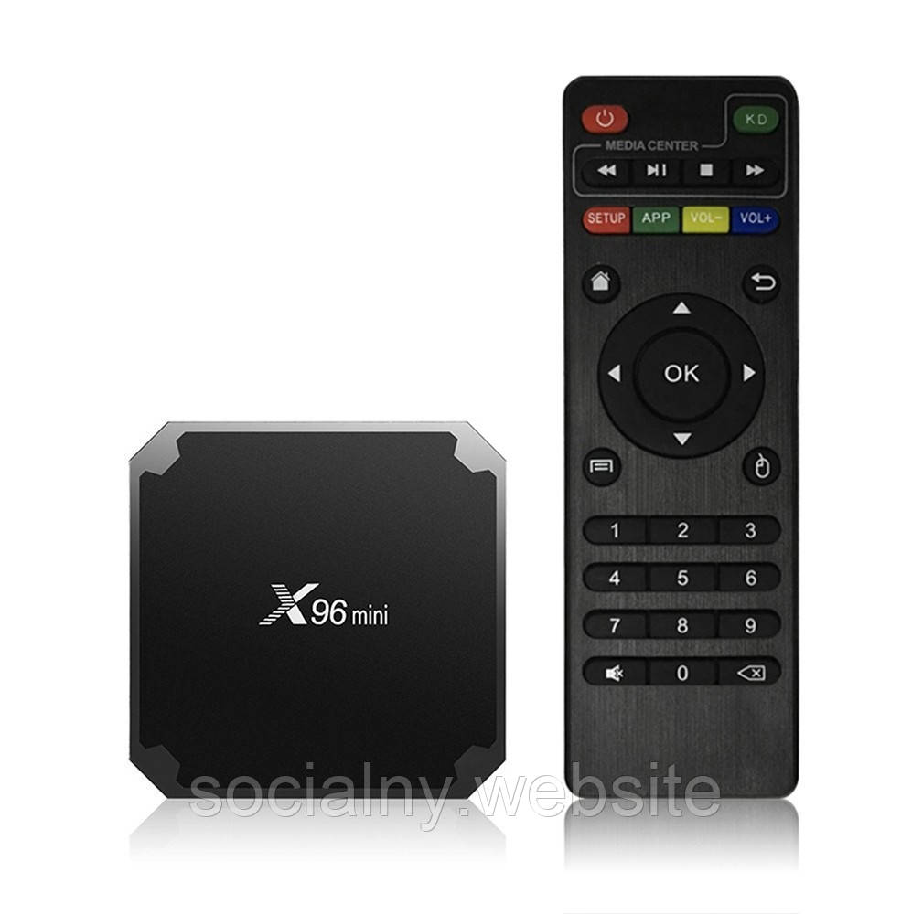 Приставка Smart TV Box X96 mini 2/16 Гб на Android 9 0, Смарт-тв приставка або медіаплеєр HD.