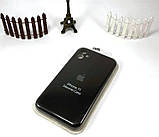 Чохол Silicone Case для Apple iPhone 11 чорний с квадратними бортиками, чехол силикон на 11 айфон (18 black), фото 2