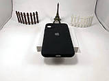 Чохол Silicone Case для Apple iPhone 11 чорний с квадратними бортиками, чехол силикон на 11 айфон (18 black), фото 6
