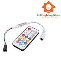 SPI-SMAR Контролер, 5-24V, до 2048 пікселів. Пульт RF 21 кнопка, WS2811, WS2812, WS2813, 1804, 680