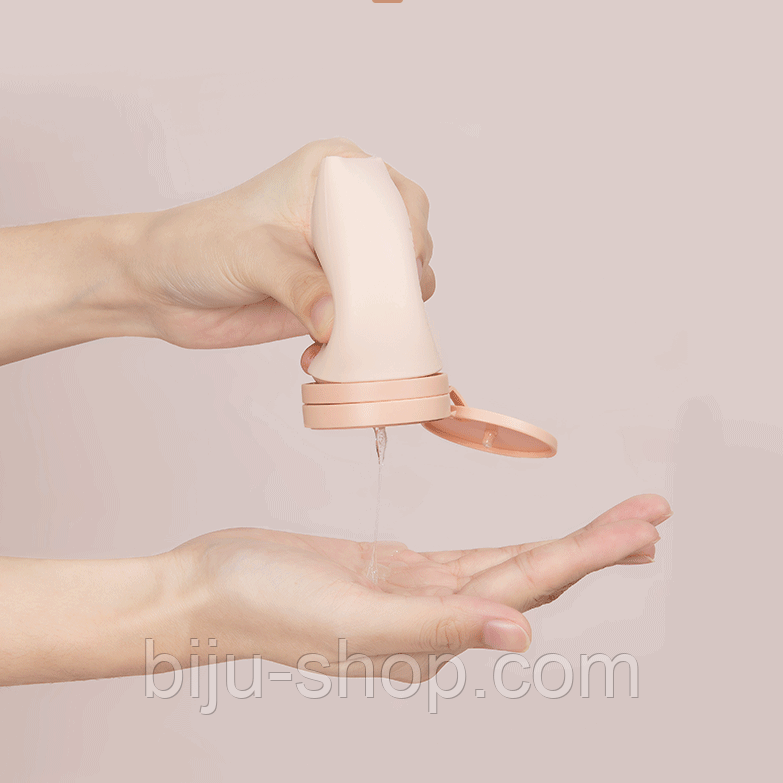 Силіконова пляшечка для подорожей Xiaomi Travel Silicone Bottle, 60-90 мл, фото 1