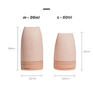 Силіконова пляшечка для подорожей Xiaomi Travel Silicone Bottle, 60-90 мл, фото 4