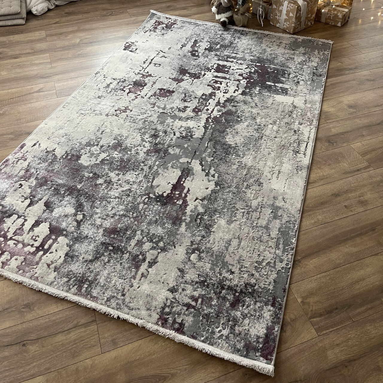 Сучасний килим 026 рожевий прямокутний, фото 1