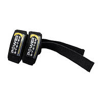 Лямки (кистевые ремни) Power System Lifting Straps Black-Yellow