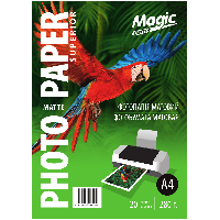 Матовая фотобумага А4 280 г/м² (20 листов) Magic, фотобумага для принтера А4