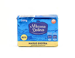 Вершкове масло Mleczna Dolina Maslo Ekstra 200гр (Польща)