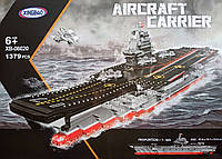 Конструктор дитячий авіаносець XINGBAO XB-06020 1379 деталей Aircraft Carrier Воєнний корабель