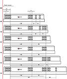 L400 Напрямні ЧАСТКОВОГО висування ПРИХОВАНОГО МОНТАЖУ Linken System з доводчиком для 16-19дсп, фото 5