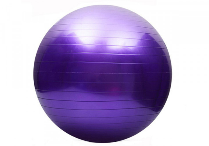 М'яч для фітнеса 75 см фіолетовий - Фітбол до 120 кг EasyFit