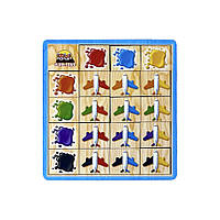 Дерев'яний пазл-сортер "Самолети" Ubumblebees (ПСФ105) PSF105 вивчення кольорів