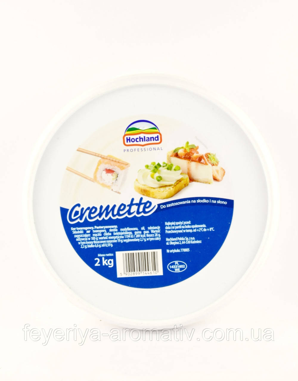 Кремовый сыр Hochland Cremette 2kg - фото 1 - id-p862948145