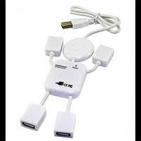 4-портовий USB 2.0 хаб, "Людина" з індикацією роботи (USB Hub)
