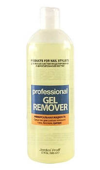 Засіб для зняття гель-лаку Jerden Proff Gel Remover, цитрус, 500 мл