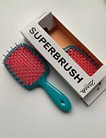 Расческа для волос, Janeke Superbrush бирюза-розовый